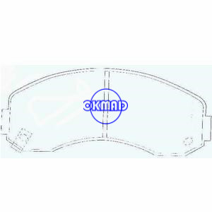 KIA K2500 K2700 (SD) Brake pad FMSI:8722-D1513 OEM:RB-9133-11261 FDB1004 GDB3145 GDB3434 GDB7696 WVA:23784 23785 23786, FF1004